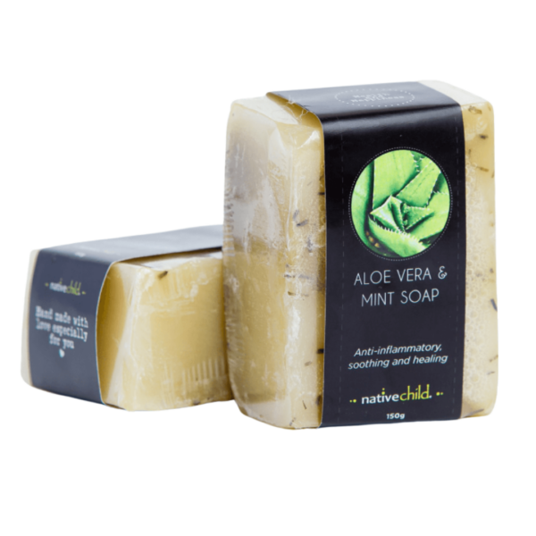 Nativechild Aloe Vera and Mint Soap