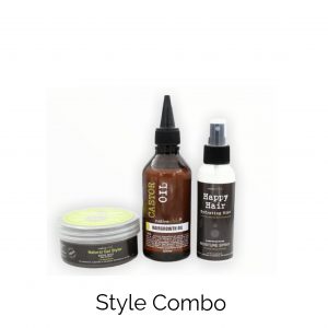 Nativechild Style Combo Natural Gel Styler Hair Growth Castor Oil Happy Hair Hydrating Mist